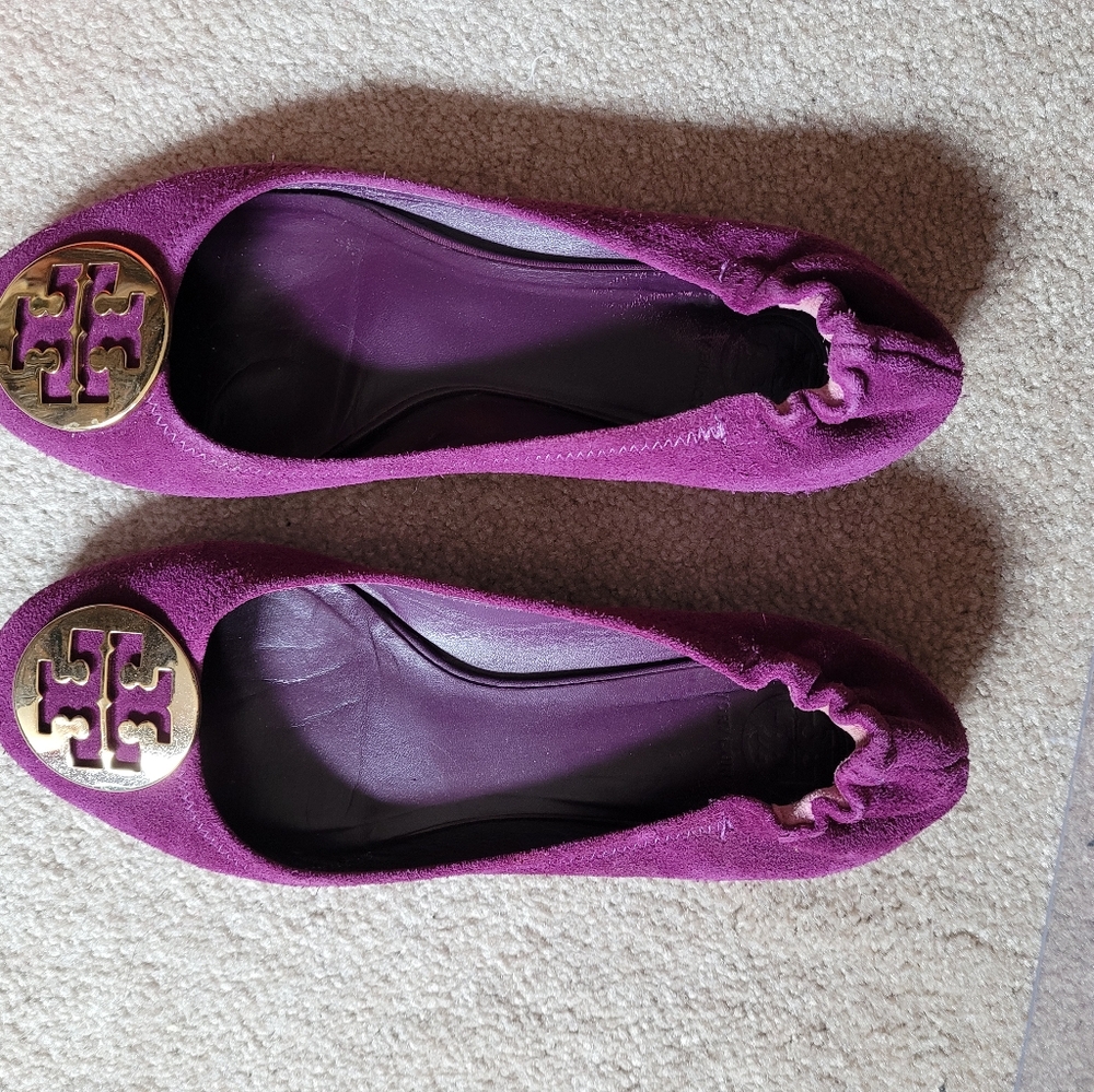VERY GOOD CONDITION TORY BURCH REVA BALLET FLATS 10